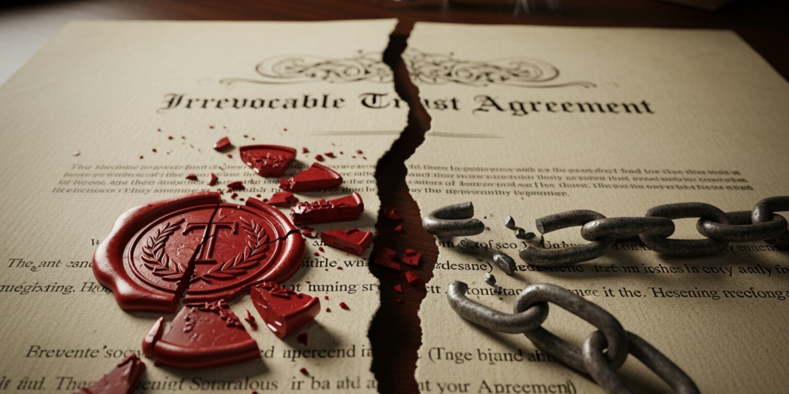 how to terminate an irrevocable trust in texas